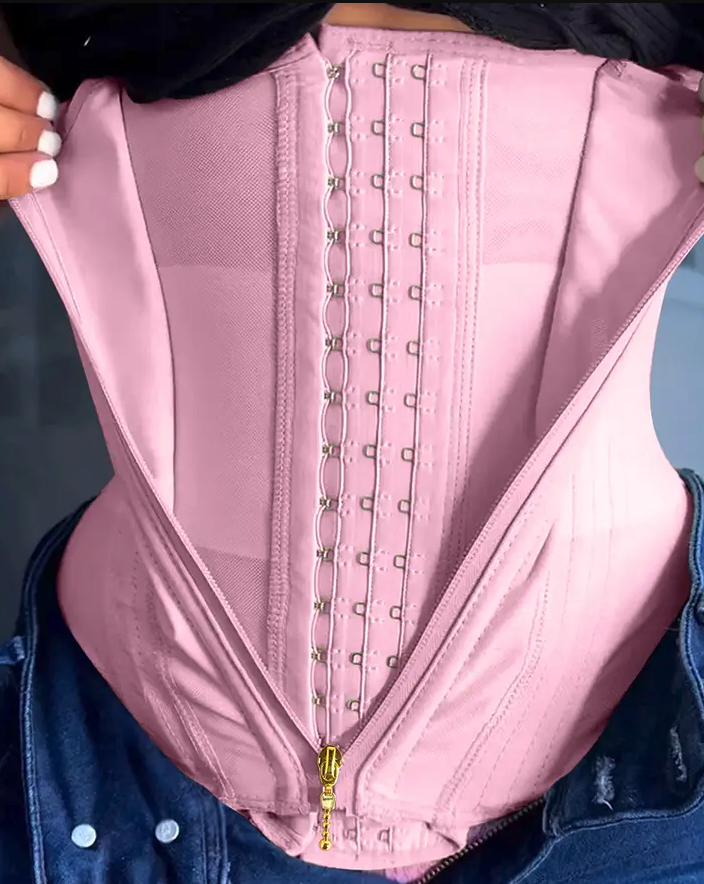 Clessidra + Cintura a Clessidra con Cerniera e Gancetti – Modellatura Extra Forte