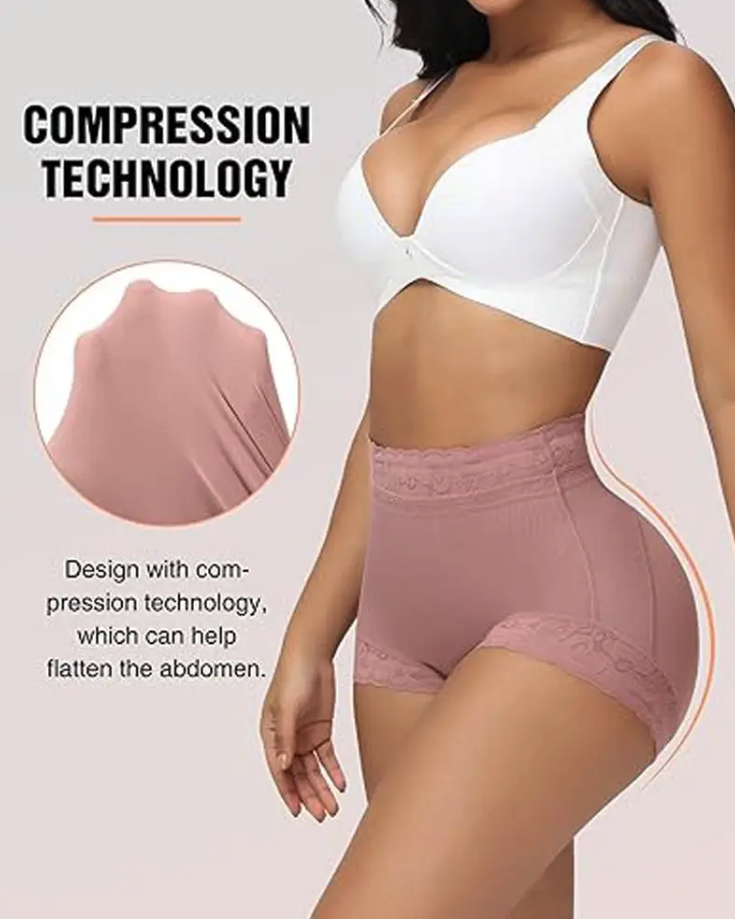 Pacco da 3 slip modellanti – Vita alta, senza cuciture ed effetto push-up glutei