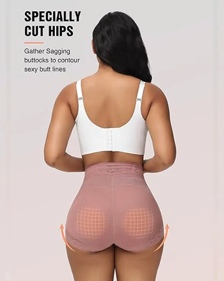 Pacco da 3 slip modellanti – Vita alta, senza cuciture ed effetto push-up glutei