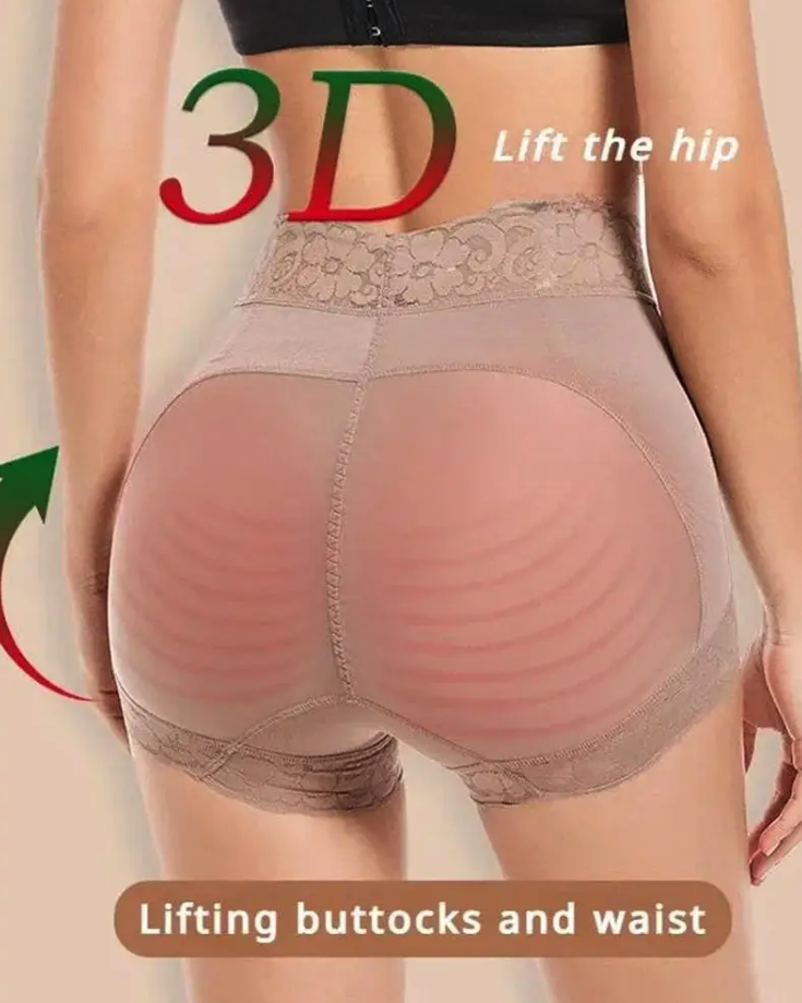 Pacco da 3 slip modellanti – Vita alta, senza cuciture ed effetto push-up glutei