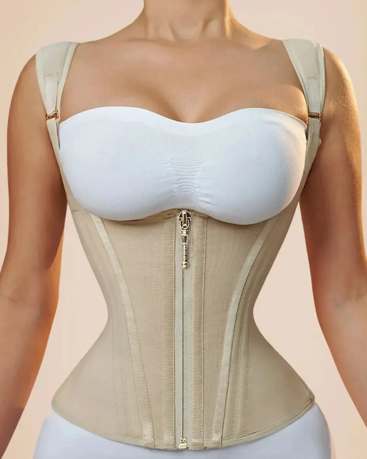 Clessidra – Gilet modellante per la vita da donna – Stile corsetto e controllo totale