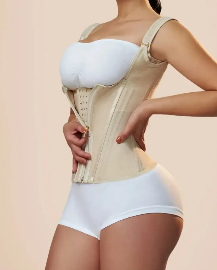Clessidra – Gilet modellante per la vita da donna – Stile corsetto e controllo totale