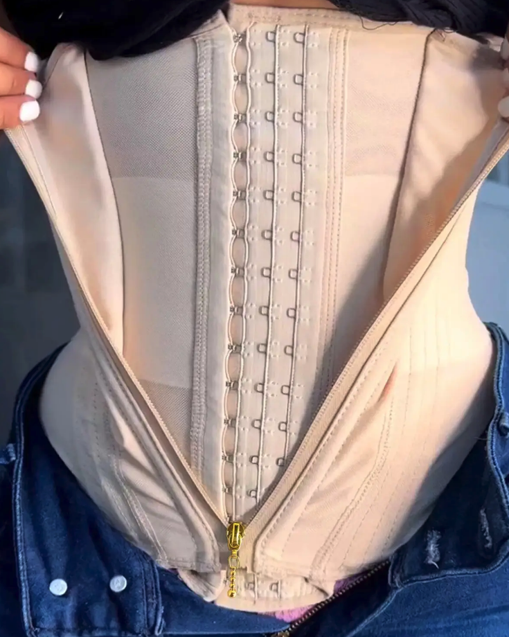 Clessidra + Cintura a Clessidra con Cerniera e Gancetti – Modellatura Extra Forte