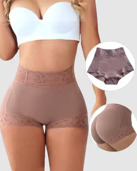 Pacco da 3 slip modellanti – Vita alta, senza cuciture ed effetto push-up glutei